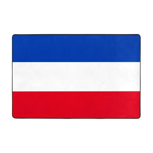 Flagge des Kantons Schleswig-Holstein Haustür Fußmatte Fußmatte rutschfeste Teppiche für den Eingangsbereich - rutschfeste Bodenmatte mit Memory Foam Kissen Flagge des Kantons Schleswig-Holstein Haustür Fußmatte Fußmatte rutschfeste Teppiche für den Eingangsbereich - rutschfeste Bodenmatte mit Memory Foam Kissen von BOXILTD