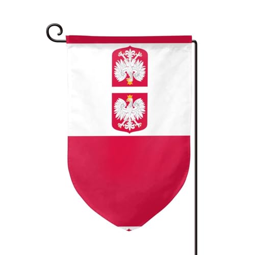 Flagge von Polen für draußen – langlebige Hofflagge, Sommerdekoration, perfekt für Garten und Terrasse im Freien von BOXILTD