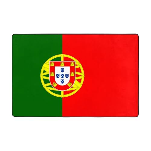 Fußmatte mit Flagge Portugals, rutschfeste Teppiche für den Eingangsbereich, rutschfeste Bodenmatte mit Memory-Schaum-Kissen Fußmatte mit Flagge Portugals, rutschfeste Teppiche für den Eingangsbereich, rutschfeste Bodenmatte mit Memory-Schaum-Kissen von BOXILTD