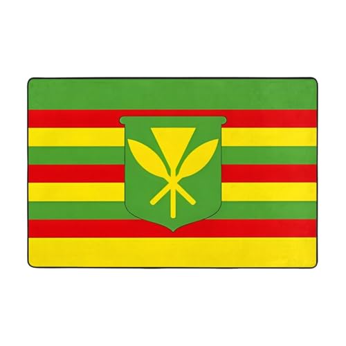 Fußmatte mit Hawaii-Flagge, rutschfeste Teppiche für den Eingangsbereich, rutschfeste Bodenmatte mit Memory-Schaum-Kissen Fußmatte mit Hawaii-Flagge, rutschfeste Teppiche für den Eingangsbereich, rutschfeste Bodenmatte mit Memory-Schaum-Kissen von BOXILTD