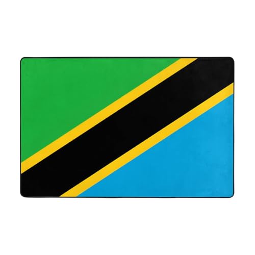 Fußmatte mit Tansania-Flagge, rutschfeste Teppiche für den Eingangsbereich, rutschfeste Bodenmatte mit Memory-Schaum-Kissen Fußmatte mit Tansania-Flagge, rutschfeste Teppiche für den Eingangsbereich, rutschfeste Bodenmatte mit Memory-Schaum-Kissen von BOXILTD