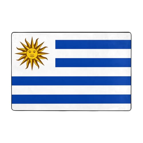 Fußmatte mit Uruguay-Flagge, rutschfeste Teppiche für den Eingangsbereich, rutschfeste Bodenmatte mit Memory-Schaum-Kissen Fußmatte mit Uruguay-Flagge, rutschfeste Teppiche für den Eingangsbereich, rutschfeste Bodenmatte mit Memory-Schaum-Kissen von BOXILTD