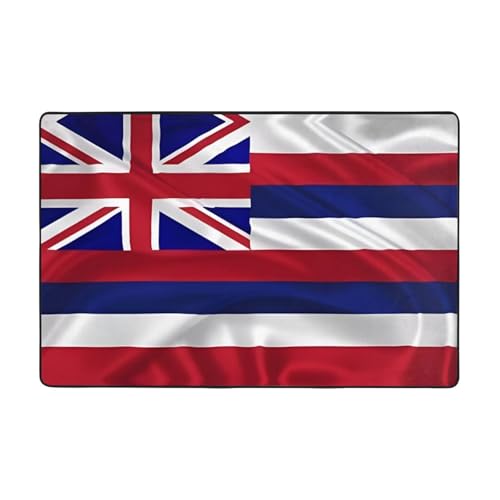 Fußmatte mit amerikanischer Flagge von Hawaii, rutschfeste Fußmatte für den Eingangsbereich, rutschfeste Bodenmatte mit Memory-Schaum-Kissen Fußmatte mit amerikanischer Flagge von Hawaii, rutschfeste Fußmatte für den Eingangsbereich, rutschfeste Bodenmatte mit Memory-Schaum-Kissen von BOXILTD