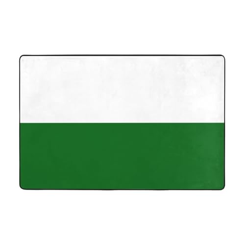Fußmatte mit der Flagge von Sachsen, rutschfeste Teppiche für den Eingangsbereich, rutschfeste Bodenmatte mit Memory-Schaum-Kissen Fußmatte mit der Flagge von Sachsen, rutschfeste Teppiche für den Eingangsbereich, rutschfeste Bodenmatte mit Memory-Schaum-Kissen von BOXILTD