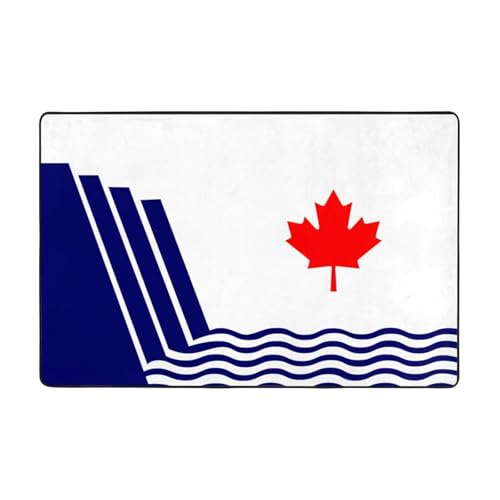 Fußmatte mit der Flagge von Scarborough, rutschfeste Teppiche für den Eingangsbereich, rutschfeste Bodenmatte mit Memory-Schaum-Kissen Fußmatte mit der Flagge von Scarborough, rutschfeste Teppiche für den Eingangsbereich, rutschfeste Bodenmatte mit Memory-Schaum-Kissen von BOXILTD
