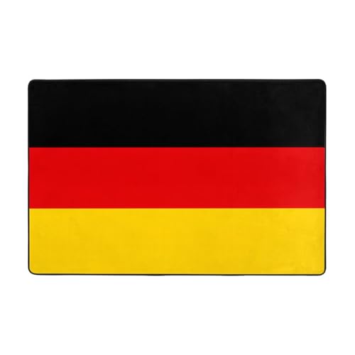 Fußmatte mit deutscher Flagge, rutschfeste Teppiche für den Eingangsbereich, rutschfeste Bodenmatte mit Memory-Schaum-Kissen Fußmatte mit deutscher Flagge, rutschfeste Teppiche für den Eingangsbereich, rutschfeste Bodenmatte mit Memory-Schaum-Kissen von BOXILTD