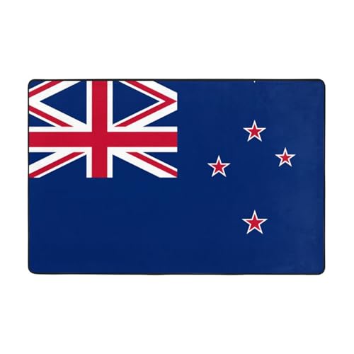 Fußmatte mit neuseeländischer Flagge, rutschfeste Teppiche für den Eingangsbereich, rutschfeste Bodenmatte mit Memory-Schaum-Kissen Fußmatte mit neuseeländischer Flagge, rutschfeste Teppiche für den Eingangsbereich, rutschfeste Bodenmatte mit Memory-Schaum-Kissen von BOXILTD