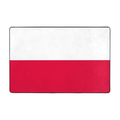 Fußmatte mit polnischer Flagge, rutschfeste Teppiche für den Eingangsbereich, rutschfeste Bodenmatte mit Memory-Schaum-Kissen Fußmatte mit polnischer Flagge, rutschfeste Teppiche für den Eingangsbereich, rutschfeste Bodenmatte mit Memory-Schaum-Kissen von BOXILTD
