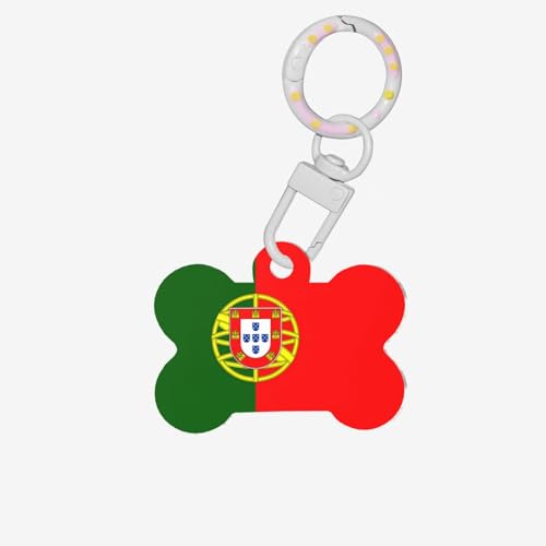 Haustiermarken mit portugiesischer Flagge für Hunde und Katzen, personalisierbar, geeignet für Spaziergänge und Outdoor-Aktivitäten Haustiermarken mit portugiesischer Flagge für Hunde und Katzen, personalisierbar, geeignet für Spaziergänge und Outdoor-Aktivitäten von BOXILTD
