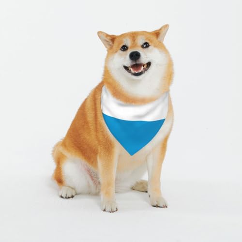 Hundehalstücher mit Bayerischer Flagge, verstellbar, für kleine bis große Hunde, Welpen, Katzen, Schwarz Hundehalstücher mit Bayerischer Flagge, verstellbar, für kleine bis große Hunde, Welpen, Katzen, Schwarz von BOXILTD