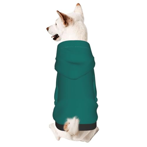 Hundekleidung für kleine Hunde, niedlicher Kapuzenpullover für kleine und mittelgroße Hunde, Katzen, Naturgrün von BOXILTD
