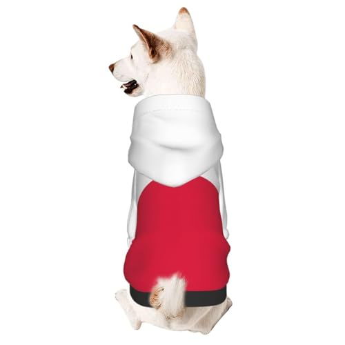 Hundekleidung für kleine Hunde mit polnischer Flagge, niedlicher Kapuzenpullover für kleine und mittelgroße Hunde und Katzen Hundekleidung für kleine Hunde mit polnischer Flagge, niedlicher Kapuzenpullover für kleine und mittelgroße Hunde und Katzen von BOXILTD