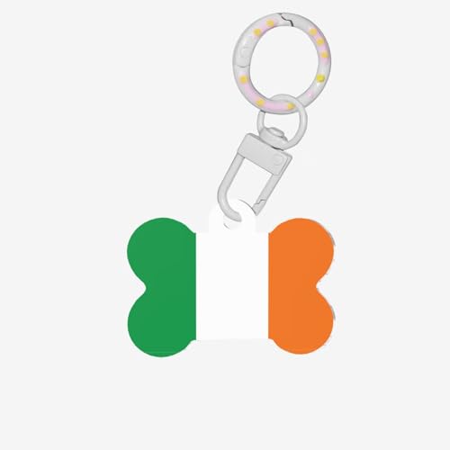 Hundemarken mit irischer Flagge für Hunde und Katzen, personalisierbar, geeignet für Spaziergänge und Outdoor-Aktivitäten Hundemarken mit irischer Flagge für Hunde und Katzen, personalisierbar, geeignet für Spaziergänge und Outdoor-Aktivitäten von BOXILTD