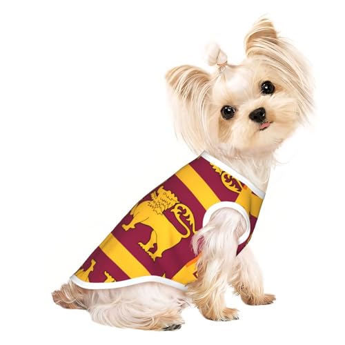 Hundeweste mit Sri Lanka-Flagge, leicht, dehnbar, weich, leicht, atmungsaktiv, für Welpen, kleine, mittelgroße Hunde, Kätzchen, Katzen Hundeweste mit Sri Lanka-Flagge, leicht, dehnbar, weich, leicht, atmungsaktiv, für Welpen, kleine, mittelgroße Hunde, Kätzchen, Katzen von BOXILTD