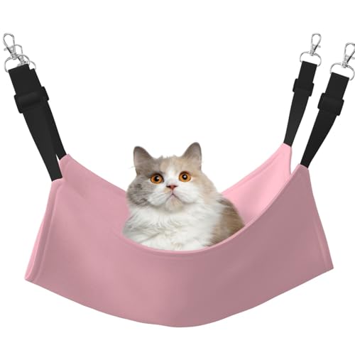Natürliche rosa Haustierhängematte für Katzen - Perfekte Katzenfensterhängematte für große Katzen, Frettchen, Kaninchen & Kleintiere, Schwarz Natürliche rosa Haustierhängematte für Katzen - Perfekte Katzenfensterhängematte für große Katzen, Frettchen, Kaninchen & Kleintiere, Schwarz von BOXILTD