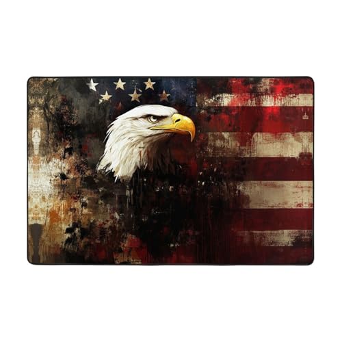 North American Eagle Fußmatte, rutschfeste Teppiche für den Eingangsbereich, rutschfeste Bodenmatte mit Memory-Schaum-Kissen North American Eagle Fußmatte, rutschfeste Teppiche für den Eingangsbereich, rutschfeste Bodenmatte mit Memory-Schaum-Kissen von BOXILTD
