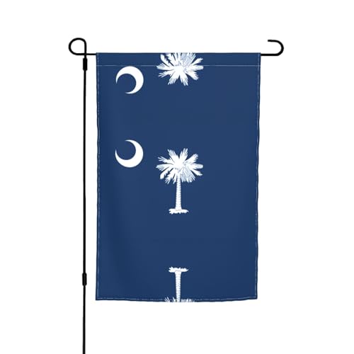 South Carolina Flagge, Gartenflagge, doppelseitige Sommer-Hofflagge für draußen, perfekte saisonale Dekoration, Gartenflagge, 30,5 x 45,7 cm South Carolina Flagge, Gartenflagge, doppelseitige Sommer-Hofflagge für draußen, perfekte saisonale Dekoration, Gartenflagge, 30,5 x 45,7 cm von BOXILTD