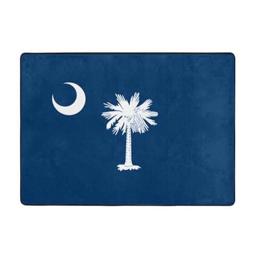South Carolina Flaggen-Teppiche für Wohnzimmer, Schlafzimmer, weich und bequem, große Teppiche für Badezimmer und Außenbereich South Carolina Flaggen-Teppiche für Wohnzimmer, Schlafzimmer, weich und bequem, große Teppiche für Badezimmer und Außenbereich von BOXILTD