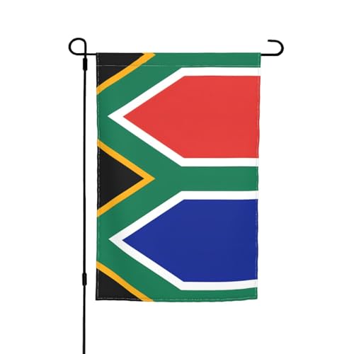 Südafrika-Flagge, Gartenflagge, doppelseitige Sommer-Hofflagge für draußen, perfekte saisonale Dekoration, Gartenflagge, 30,5 x 45,7 cm Südafrika-Flagge, Gartenflagge, doppelseitige Sommer-Hofflagge für draußen, perfekte saisonale Dekoration, Gartenflagge, 30,5 x 45,7 cm von BOXILTD
