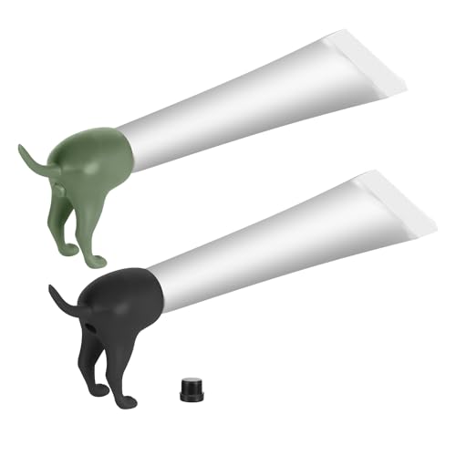 2 Stück Zahnpastaspender Hund, 5x3x2cm Zahnpasta Kappe Hund Braun Schwarz Hundehintern Zahnpasta Deckel Lustig Zahnpasta Topper Gadgets Geschenk für Familie Freunde 2 Stück Zahnpastaspender Hund, 5x3x2cm Zahnpasta Kappe Hund Braun Schwarz Hundehintern Zahnpasta Deckel Lustig Zahnpasta Topper Gadgets Geschenk für Familie Freunde von BOXOB