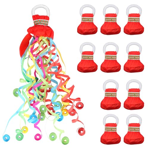 BOXOB 10 Packungen Party Popper Luftschlangen, Konfetti Popper Streamers Poppers Bunt Handgeworfenes Band Papierknallbonbons für Feiern Verlobungen Hochzeiten Geburtstage Partygeschenke BOXOB 10 Packungen Party Popper Luftschlangen, Konfetti Popper Streamers Poppers Bunt Handgeworfenes Band Papierknallbonbons für Feiern Verlobungen Hochzeiten Geburtstage Partygeschenke von BOXOB