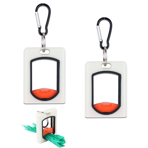 BOXOB 2 Stück Kabelbinderhalter, Kabel-Organizer-Halter aus Kunststoff Hält bis zu 150 Kabelbinder Quadratischer Kabelbinderspanner Kabelhalter-Management-Tool für unterwegs Zuhause Büro von BOXOB