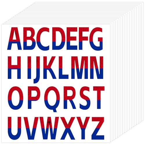 BOXOB 20 Blatt Blaue und Rote Buchstaben Aufkleber, Selbstklebende 4,4cm Spinne Alphabetaufkleber aus Vinyl Wasserfest Perfekte DIY-Dekoration für Tür Fenster Wasserflasche Auto Plakattafel BOXOB 20 Blatt Blaue und Rote Buchstaben Aufkleber, Selbstklebende 4,4cm Spinne Alphabetaufkleber aus Vinyl Wasserfest Perfekte DIY-Dekoration für Tür Fenster Wasserflasche Auto Plakattafel von BOXOB