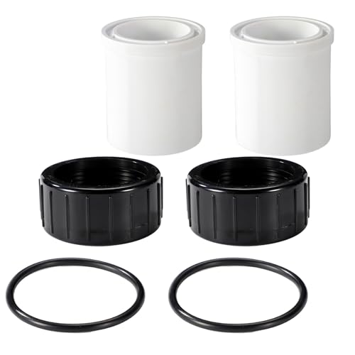 BOXOB 2stk 350157 Poolpumpen-Verbindungsteile, Ersatz Poolschlauch Adapter Set für Verbindungsstücke Kompatibel mit Pentair Superflo und Superflo Poolpumpe mit Variabler Geschwindigkeit von BOXOB