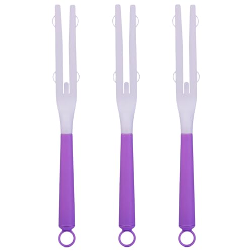 BOXOB 3st Staubwedel Griff, Abnehmbar Griff für Staubwedel Mop Kunststoff Verlängerte Mopp Verlängerungsgriffe Ersatzgriff für Einfache Reinigung (Lila) von BOXOB