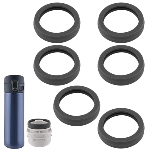 BOXOB 6 Stück Ersatz Stopfendichtung Kompatibel mit Zojirushi Edelstahlbecher 16oz 12oz, Silikonringdichtung Auslaufsicherer O-Ring für SM-K Serie Zubehör BPA-Frei BOXOB 6 Stück Ersatz Stopfendichtung Kompatibel mit Zojirushi Edelstahlbecher 16oz 12oz, Silikonringdichtung Auslaufsicherer O-Ring für SM-K Serie Zubehör BPA-Frei von BOXOB