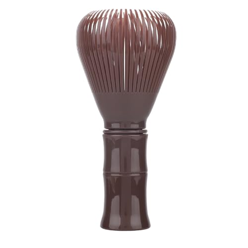 BOXOB Matcha Schneebesen aus Harz, 11,5x5,5cm Wiederverwendbarer Chasen Pinsel Leicht zu Reinigen Matcha Rührer Japanisches Grüntee Schneebesen Werkzeug zum Rühren und Zubereiten von Tee (Braun) von BOXOB