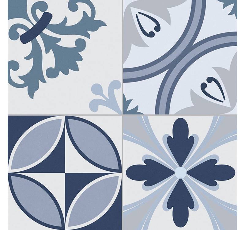 BOXTEC Bodenfliese CAVALIER BLUE 16.5 x 16.5 Feinsteinzeug Wand- und Bodenfliese, Feinsteinzeug 16.5x16.5, Blau von BOXTEC