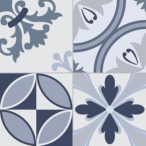 CAVALIER BLUE 16.5 x 16.5 Feinsteinzeug Wand- und Bodenfliese Keramikfliese Fliese, Inhalt:0.55 m² (20 Fliesen) von BOXTEC