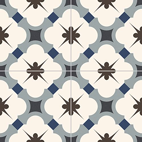 REGENT BLUE 16.5 x 16.5 Feinsteinzeug Wand- und Bodenfliese Keramikfliese Fliese, Inhalt:0.55 m² (20 Fliesen) von BOXTEC