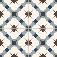 REGENT BLUE 16.5 x 16.5 Feinsteinzeug Wand- und Bodenfliese Keramikfliese Fliese von BOXTEC