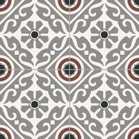 RIONI GREY 16.5 x 16.5 Feinsteinzeug Wand- und Bodenfliese Keramikfliese Fliese von BOXTEC