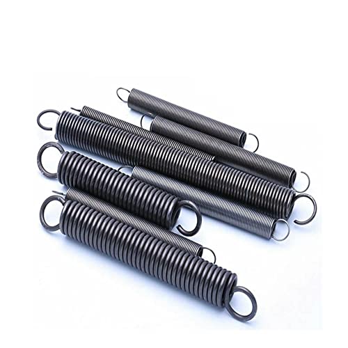 BOYALE 1pc Open Hook Tension Spring Pullback Spring Coil Extension Spring Draught Spring Wire Diameter 1.4mm Various Sizes (Size : 60mm, Color : 10MM_1.4MM) von BOYALE