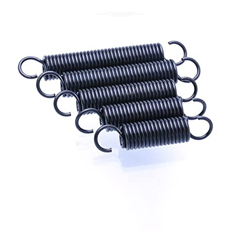BOYALE 2pcs 1mm Wire Diameter Tension Spring with Open Hook Extension Spring Pullback Spring (Size : 40mm, Color : 6MM_1.0MM) von BOYALE