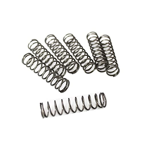 BOYALE 4 Stück 0,8 mm Druckfeder komprimiert und Zugfeder Druck kleine Federn Verschiedene Größen Federdrahtdurchmesser 0,8 mm (Size : 100mm, Color : 16MM_0.8MM) von BOYALE