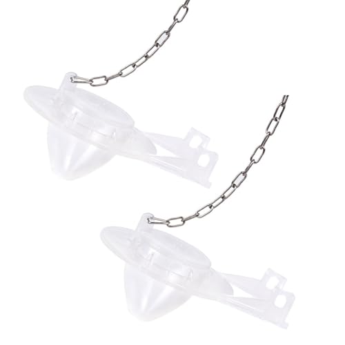 2 x WC-Klappen, Spülventile, 5,1 cm, Universal-Stopfen, wassersparende Spülventile, Ersatzklappe, 2 Stück 2 x WC-Klappen, Spülventile, 5,1 cm, Universal-Stopfen, wassersparende Spülventile, Ersatzklappe, 2 Stück von BOYANDM