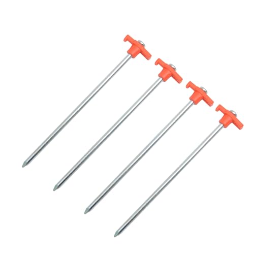 4 x Eisfischen-Schutzanker, windresistent, tragbare Zeltheringe für sichere Zelt-Befestigungen, Outdoor-Camping-Heringe von BOYANDM