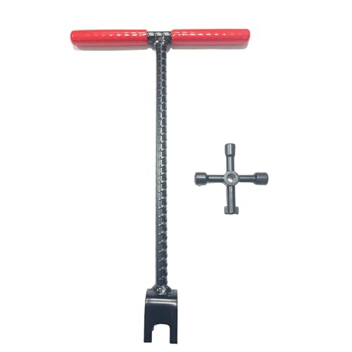 BOYANDM Hochfester T-Griffschlüssel aus legiertem Stahl für Sanitär, Autoreparatur und industrielle Wartung, Mehrzweck-Handwerkzeug, ergonomischer T-Griffschlüssel von BOYANDM