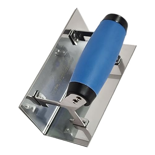 Eckkelle aus Edelstahl, langlebig, rostfrei, mit komfortablem Griff, geeignet für den privaten und gewerblichen Gebrauch, Griffkelle von BOYANDM