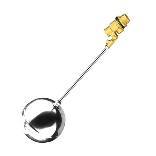 Leise 1,27 cm Messing-Schwimmerventile, Wasserturm-Tanks, Wasserwaage, Fließe, automatische Steuerung für Wassertanks, Pumpen, dauerhafte Kalt- und Warmwassertank, schwimmende Kugel von BOYANDM