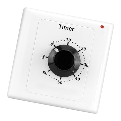 Mechanische Countdown-Timer-Schalter, 15 A, 86 Panel, digitale Zeitsteuerung, Regler für Ventilator, Warmwasserbereiter, Pumpen, Lichtschalter, Steckdose, Timer, Steuerungsregler Mechanische Countdown-Timer-Schalter, 15 A, 86 Panel, digitale Zeitsteuerung, Regler für Ventilator, Warmwasserbereiter, Pumpen, Lichtschalter, Steckdose, Timer, Steuerungsregler von BOYANDM