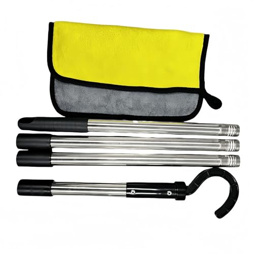 Multifunktions-Pool-Skimmer-Zubehör, verstellbare Metall-Verlängerungsstange, ergonomischer Griff, sichere Schmutzentfernungslösung, Rückholhaken für Roboterreiniger Multifunktions-Pool-Skimmer-Zubehör, verstellbare Metall-Verlängerungsstange, ergonomischer Griff, sichere Schmutzentfernungslösung, Rückholhaken für Roboterreiniger von BOYANDM