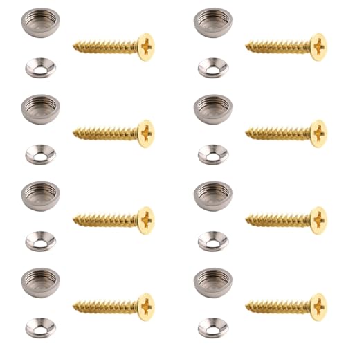 Praktische Messing-Glas-Schraubverschlüsse mit dekorativen Kuppeln, rostfreie Hardware für Heimeinrichtungsprojekte, dekorative Messingnägel von BOYANDM