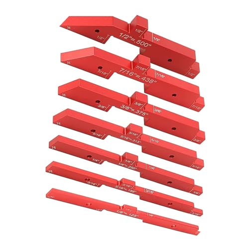 Router Table Setup Rod Angles Woodworking Aluminum Rod for Table Cutter Precision Setups Blocks Height Gauge Set Blocks Woodworking Tool von BOYANDM