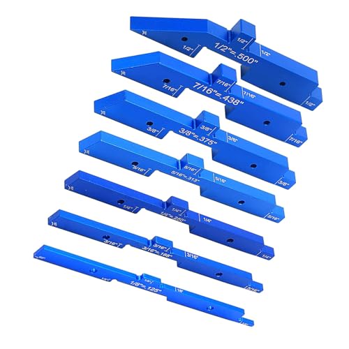 Router Table Setup Rod Angles Woodworking Aluminum Rod for Table Cutter Precision Setups Blocks Height Gauge Set Blocks Woodworking Tool von BOYANDM