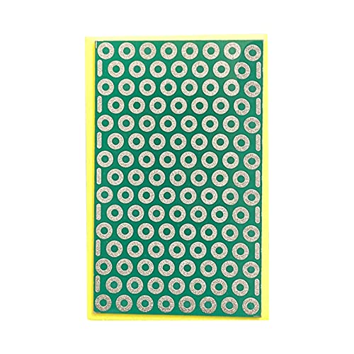 Schleifklotz für Keramikfliesen, Steinplatte, Schleifen, Polierpad, 96 x 60 mm, Steinkante, Handglas, Schaumstoffrückseite für Marmor, Fliesen, Keramik von BOYANDM